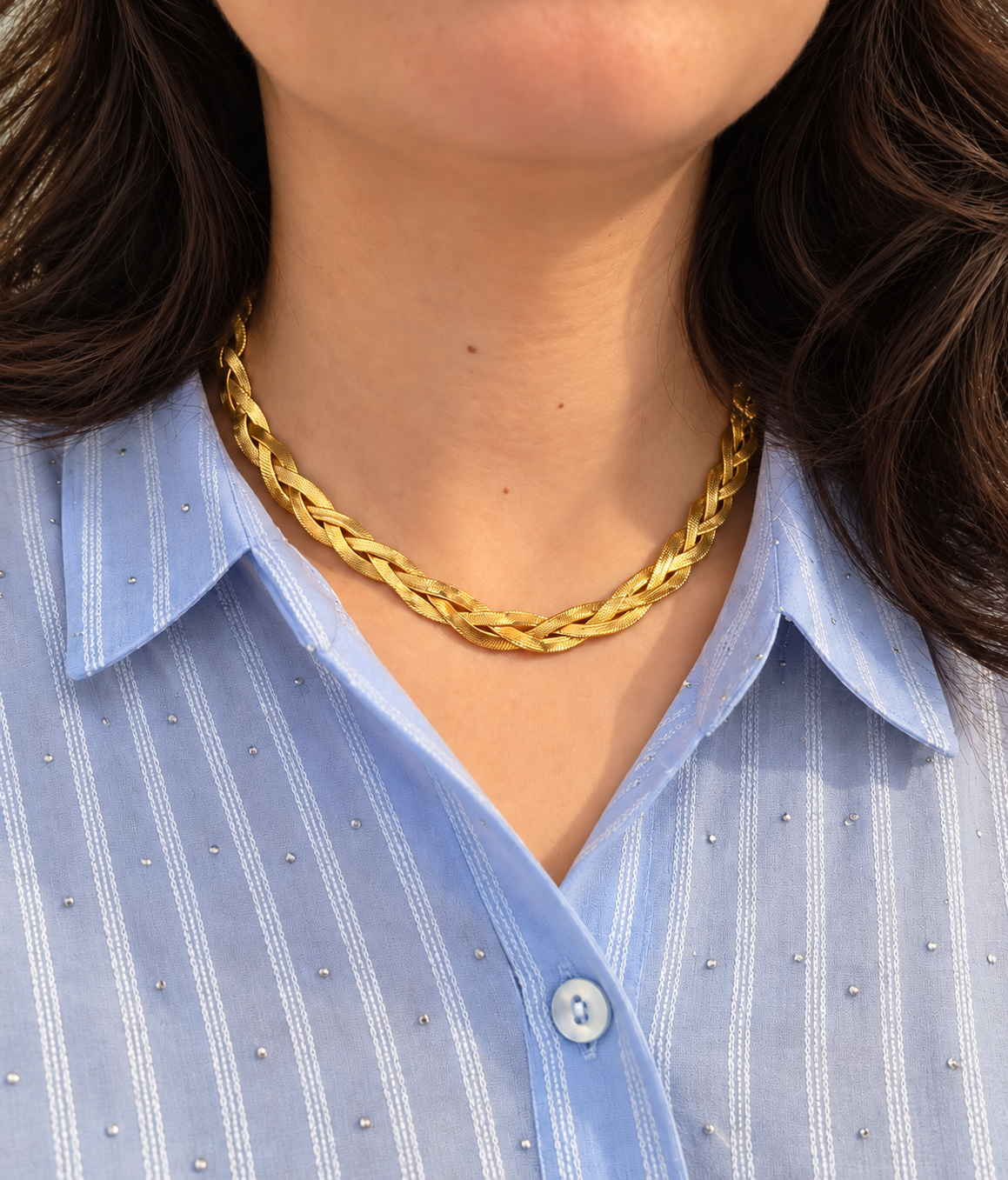 The Braided Statement Necklace