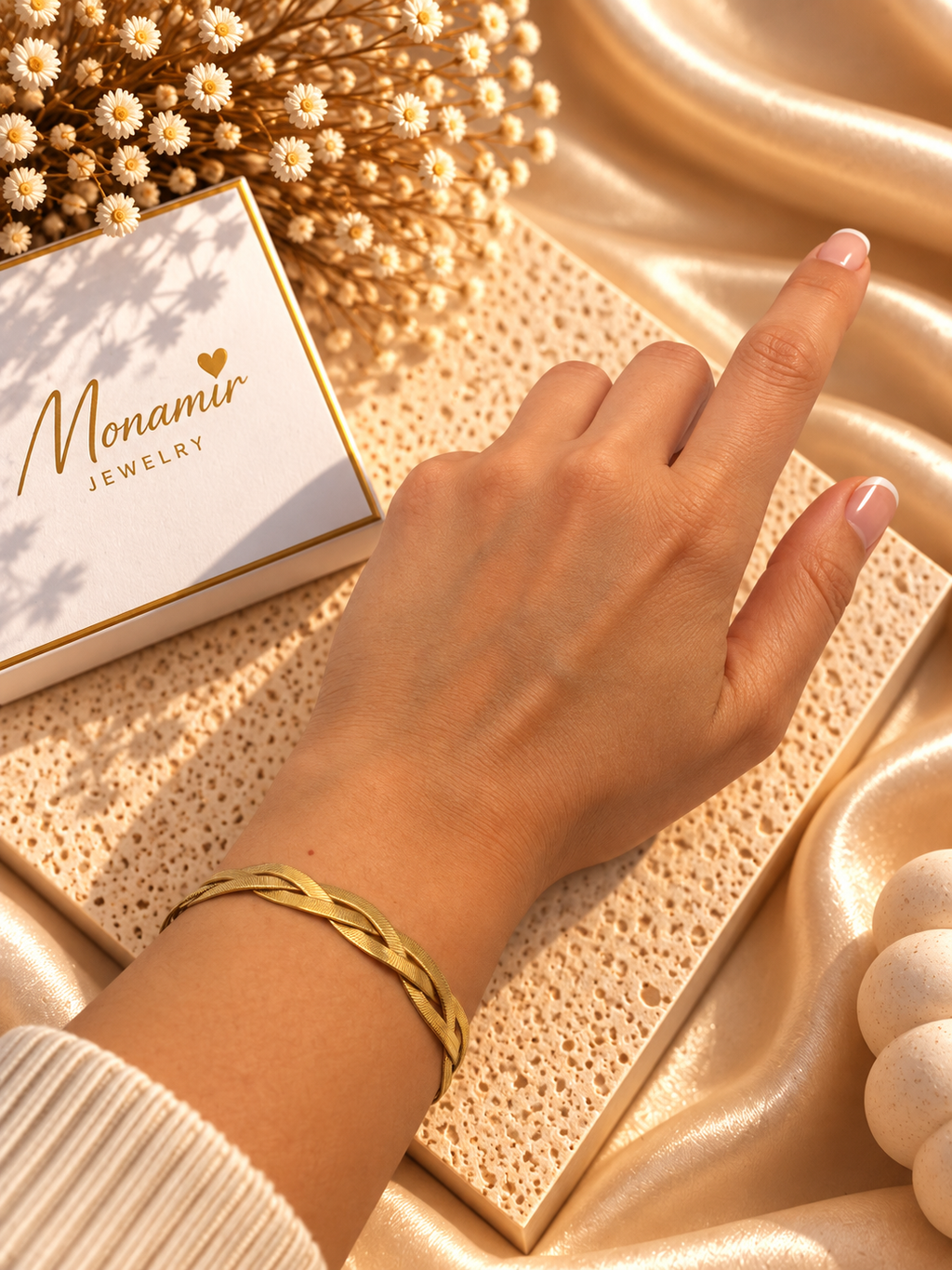 Golden Braid Bracelet