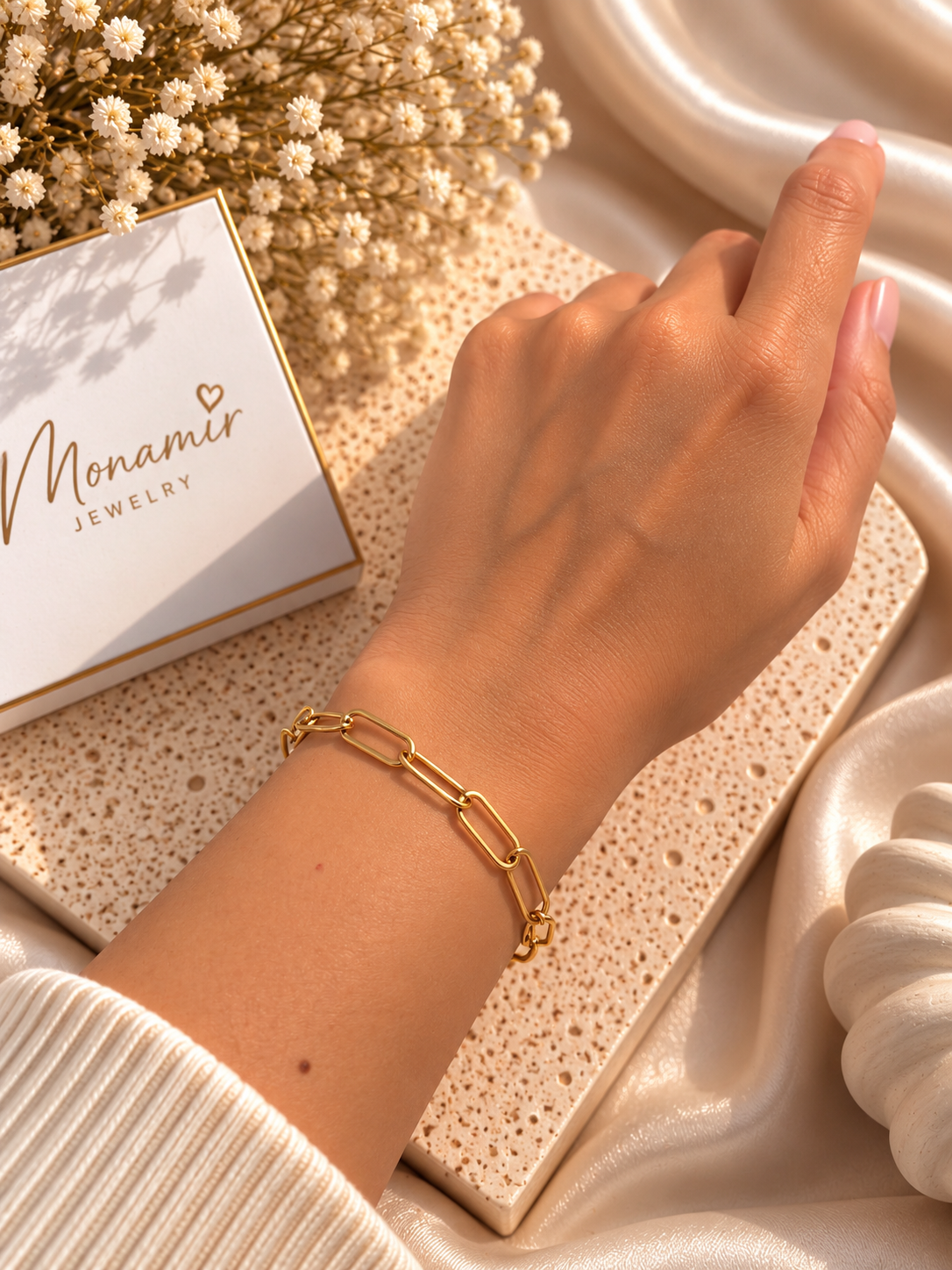 Bold Paperclip Bracelet