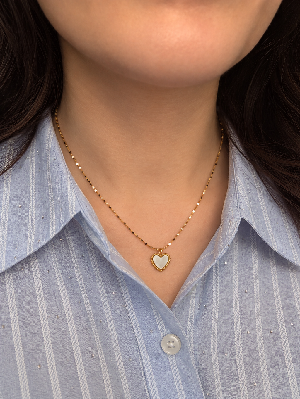 The Ivory Heart Necklace