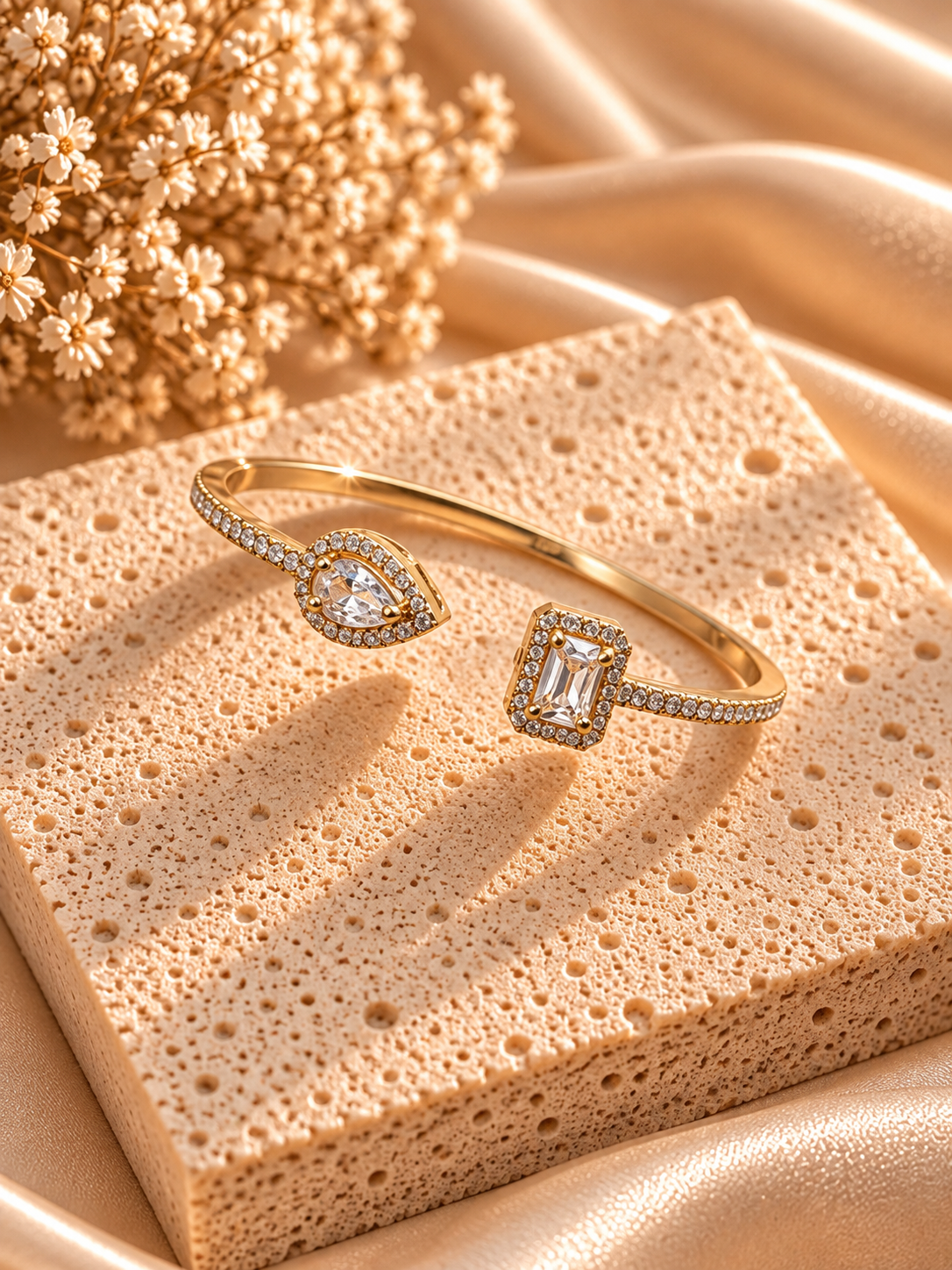 Crystal Duet Cuff