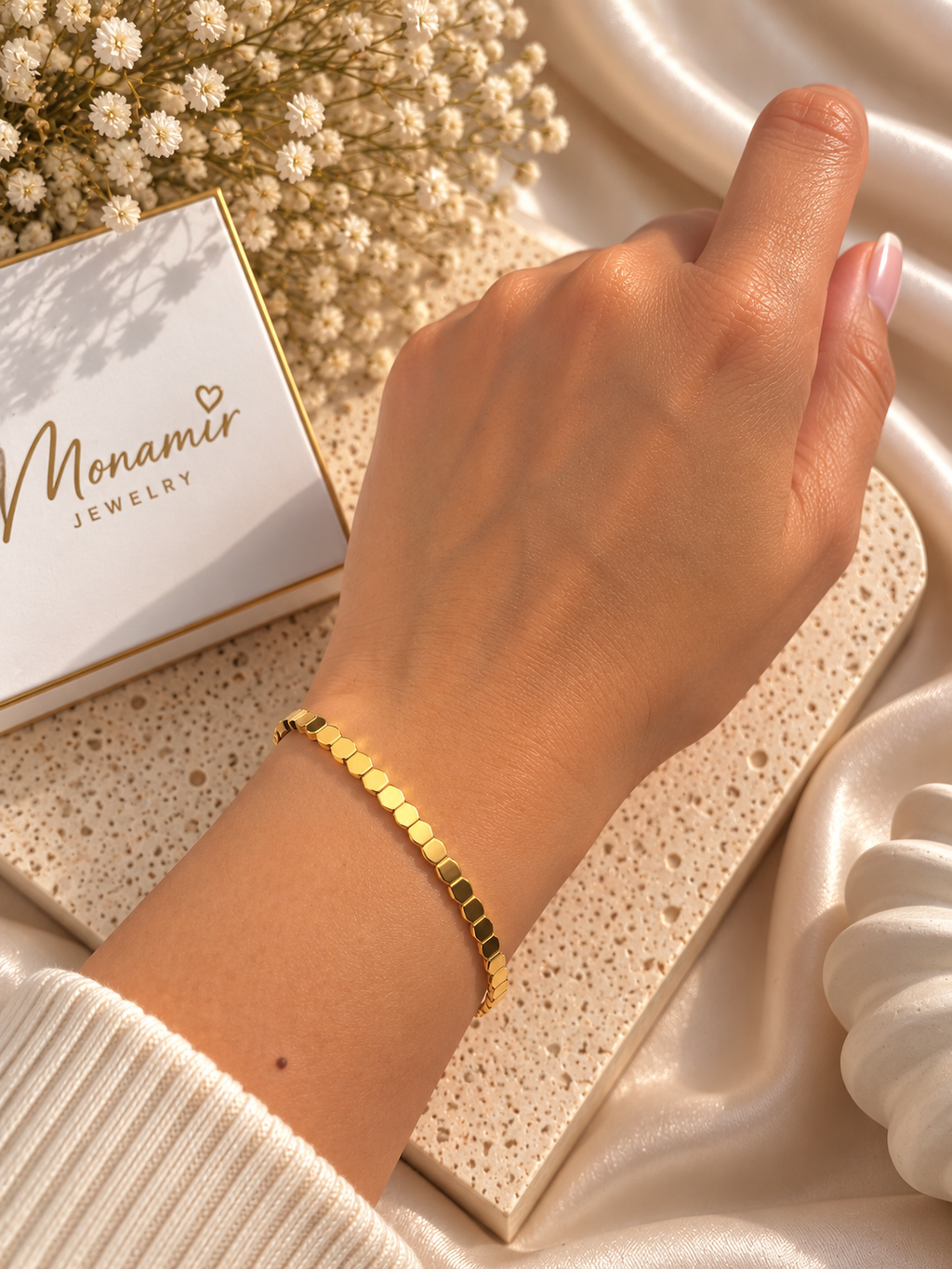 The Honeycomb Bangle