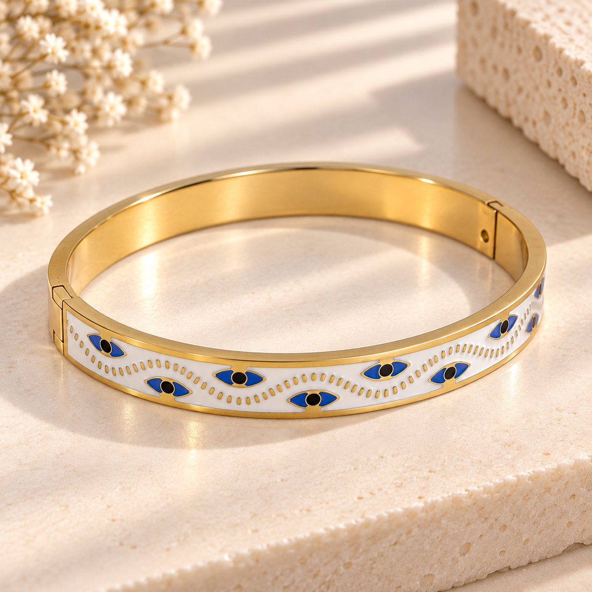 The Ivory Eye Bangle