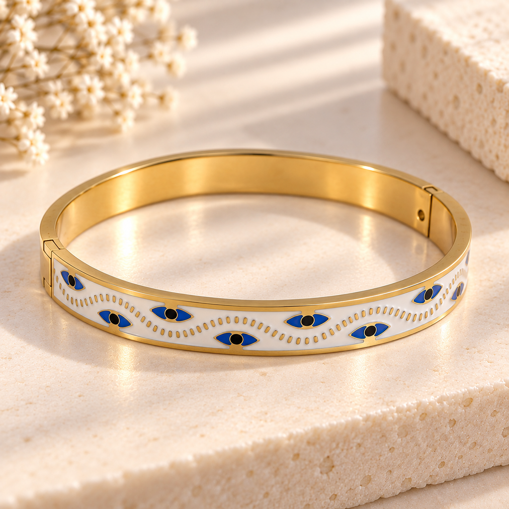The Ivory Eye Bangle