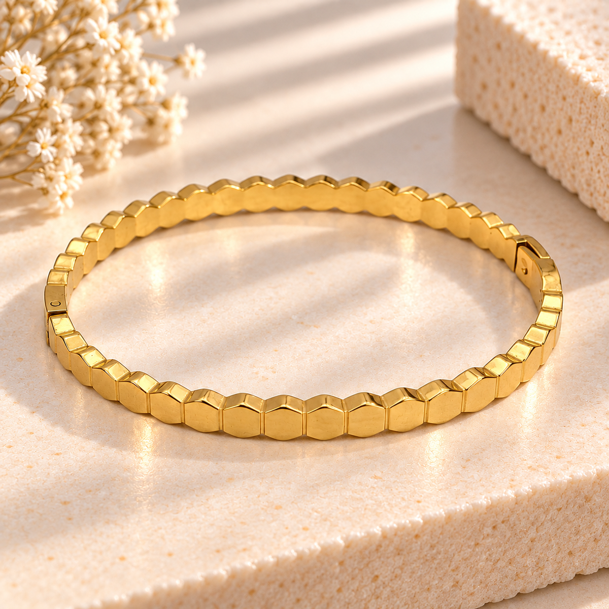 The Honeycomb Bangle