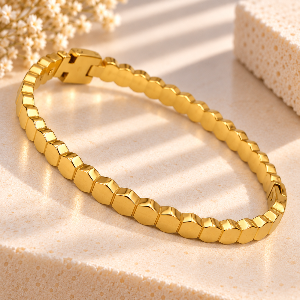 The Honeycomb Bangle