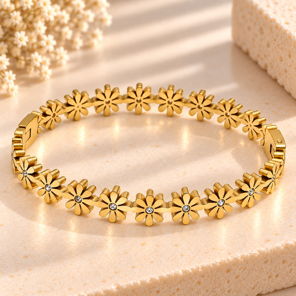 The Golden Daisy Bangle