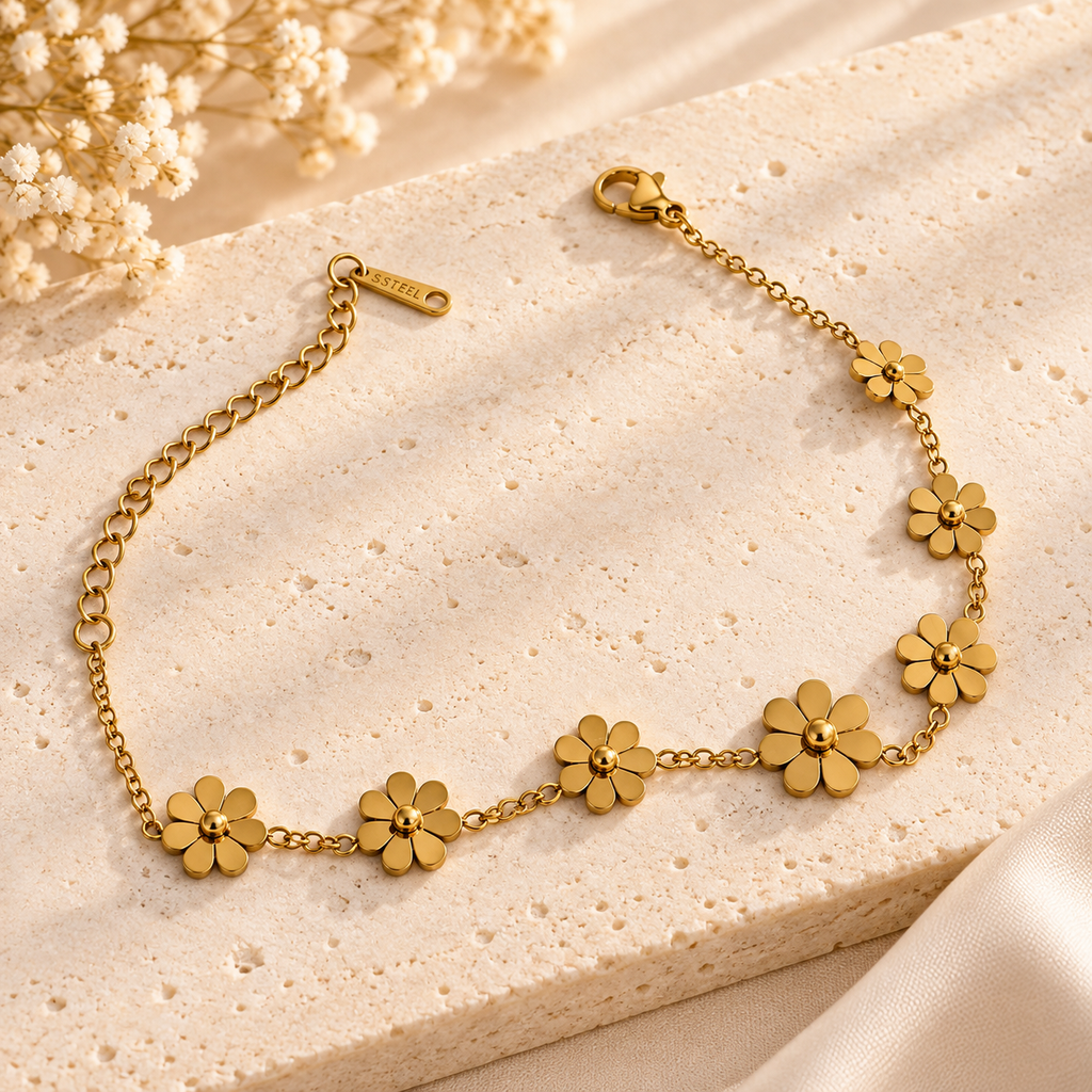 Golden Daisy Bracelet