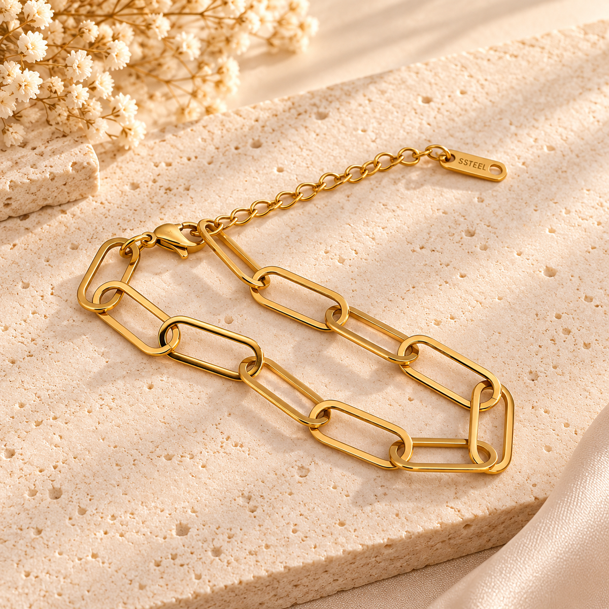 Bold Paperclip Bracelet