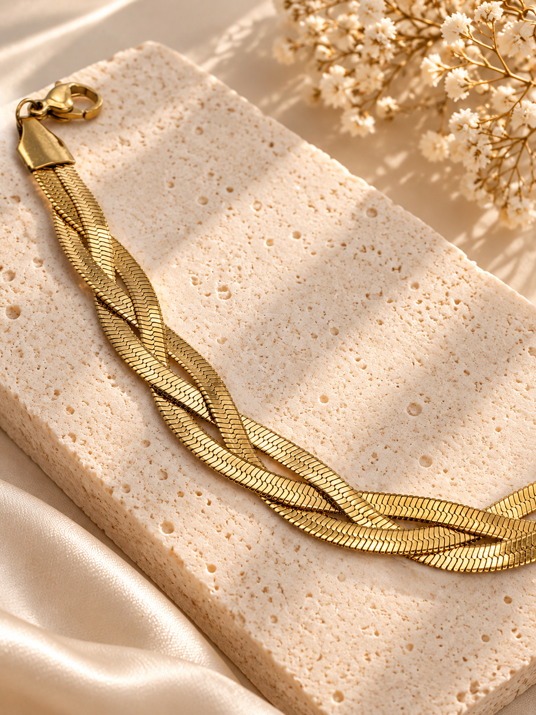 Golden Braid Bracelet