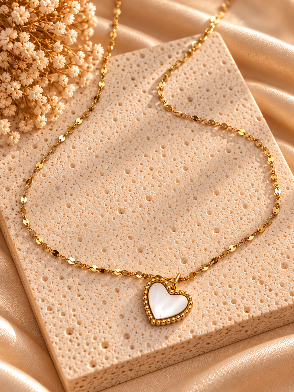 The Ivory Heart Necklace