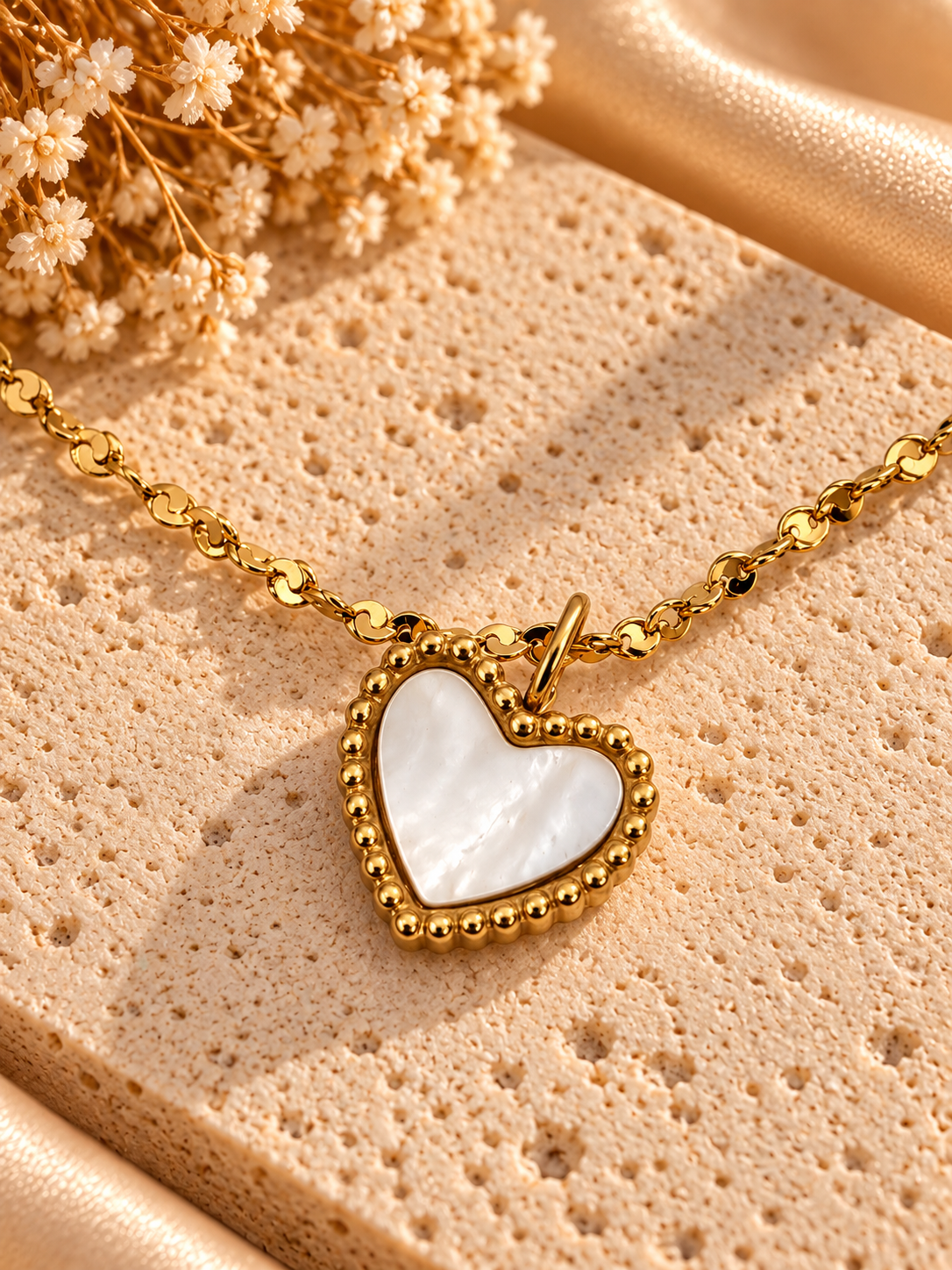 The Ivory Heart Necklace