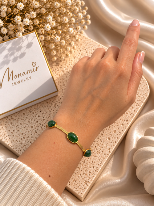 Emerald Trio Bracelet