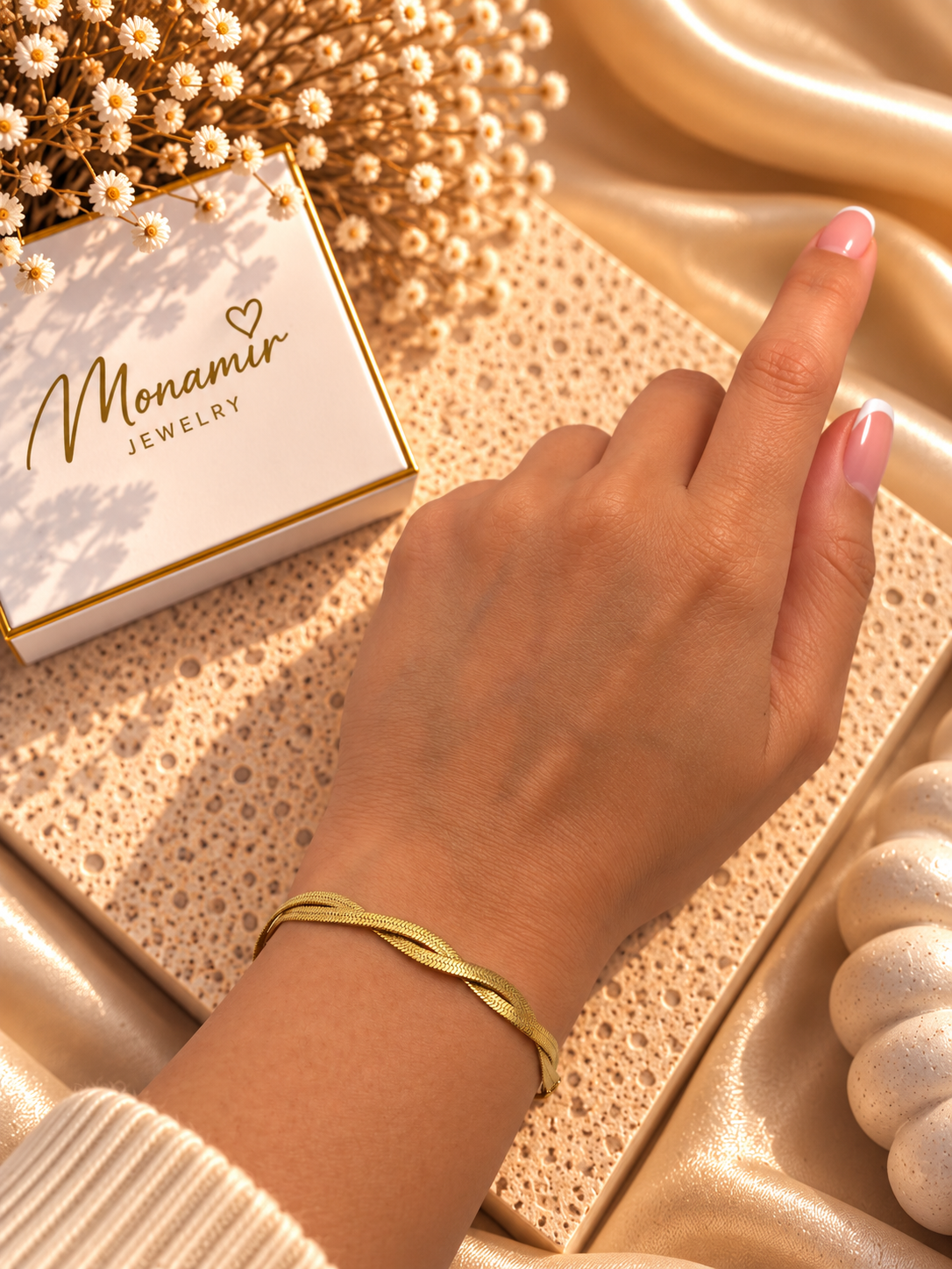 Golden Twist Bracelet