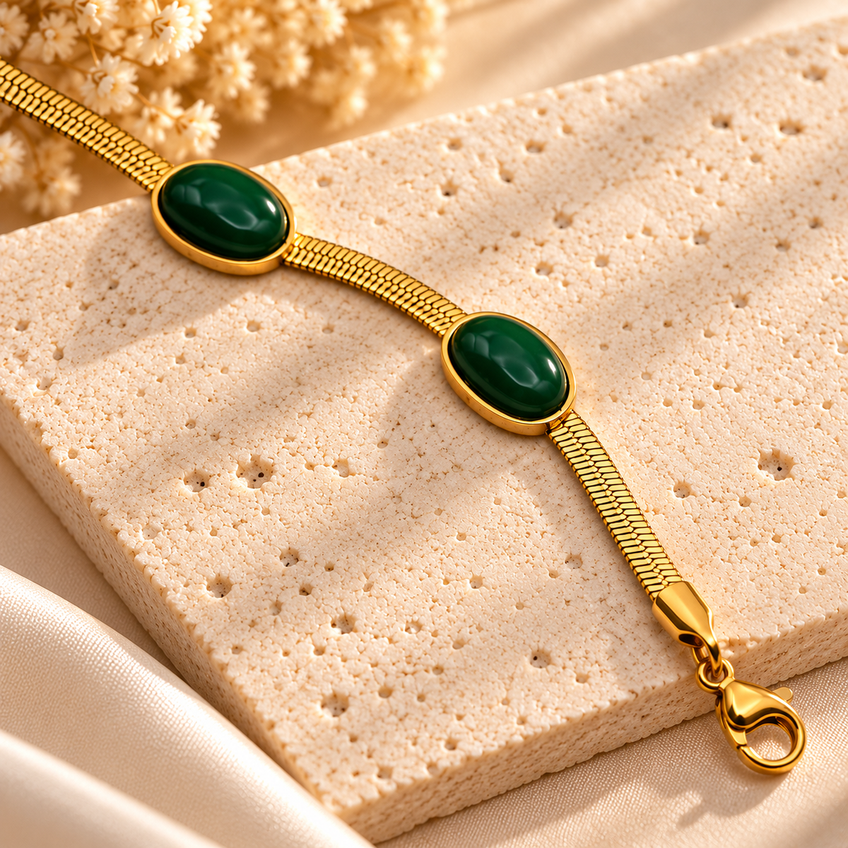 Emerald Trio Bracelet